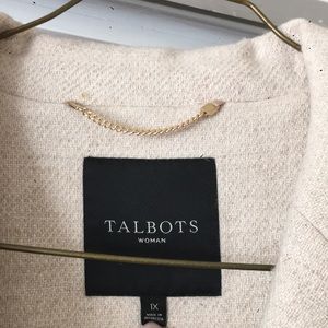 Talbots wool driving coat - like new
